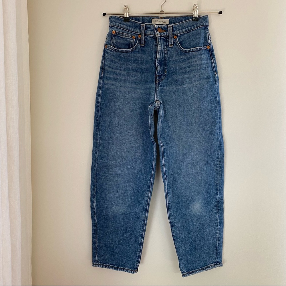 Madewell Petite Balloon Jeans in Ellisboro Wash / PETITE 25 / ELLISBORO WASH